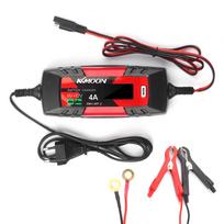 KKmoonCar akumuliatoriaus įkroviklis Akumuliatoriaus įkroviklis ir 6V / 12V 4A Pažangioji automatinė baterija EU Plug