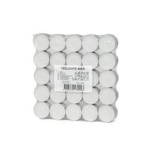 Žvakutės arbatinės 50 vnt baltos 16224