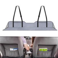 Automobilio galinės sėdynės išplečiama lova miegojimui, patogus kempingo čiužinys galinei sėdynei pilka spalva