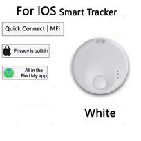 Nauja „Mini Smart Tag“, „Bluetooth“ bagažo sekimo priemonė. Veikia su Apple Find My (Tik iOS), Raktų, bagažo, kuprinės prekių ieškiklis balta