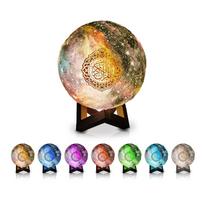 Korano Muzika Mėnulio Lempa Belaidis Bluetooth Garsiakalbis Jutiklinis Nuotolinio Valdymo Pultas FM TF Muzikos Grotuvas Dreamcolor LED Naktinis Šviestuvas Musulmonams with Remote Control