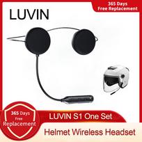 Freedconn LUVIN S1 Bluetooth 5.3 Motociklo Šalmas Ausinės Ausinės BT Belaidė Moto Stereo Interphone Laisvų rankų įranga Ilga baterija