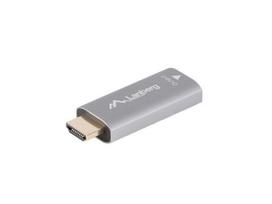 LANBERG HDMI(M)-DisplayPort(F) 4K adapter, silver