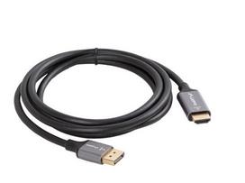 LANBERG DisplayPort (Male)-HDMI (Male) 1.8m 4K cable, black and silver