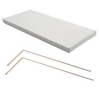 Plokščia galvutė Varinis zondas Metalinis zondavimo strypas 99,9% Vario Single head - flat bead