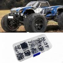 RC Car Screws Kit Assortment Set Hardware Fasteners with Storage Box Repair Tool for