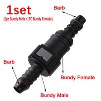 1 vnt. Kuro linijos greito atjungimo jungtis Motociklo žarnos jungtis 8mm Moteriška 9.89 Tiesi Kuro linijos greitoji jungtis