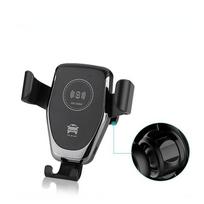 Belaidis įkroviklis automobiliniam telefono laikikliui su oro išleidimo anga, greitas įkroviklis 10 W visiems telefonams 1pc juoda