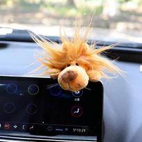 Automobilio prietaisų skydelio liūto lėlė Prietaisų skydelio papuošalas Pliušinis žvėrelis Prietaisų skydelio lėlė Animacinis liūtas Kolekcionuojamos lėlės Miela figūrėlė Pliušiniai žaislai CHINA