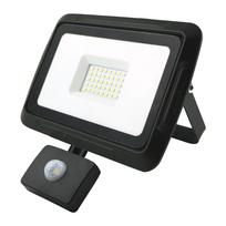 BREMEN LED prožektorius su judesio davikliu 30W, 4000K, IP65, 80lm/W Eurolight