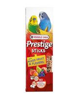 VERSELE-LAGA Prestige Sticks 2 kolbos su vaisių mišiniu ir gėlėmis mažoms papūgoms 60g