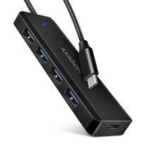 AXAGON HUE-C1C 4x USB3.2 Gen 1 Travel hub, USB-C, USHAXAHUE_C1C