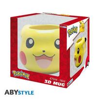 POKEMON puodelis 3D Pikachu