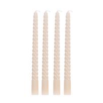 Žvakės 25 cm suktos baltos 4 vnt. ARTICASA 871125224300