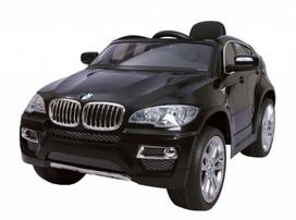 Elektromobilis vaikams BMW X6, juodas