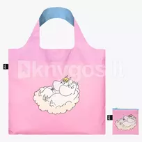 LOQI pirkinių krepšys „MOOMIN Cloud Recycled Bag“