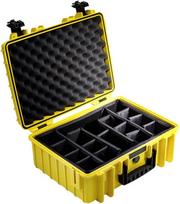 B&W International Type 5000 yellow incl. Padded Divider