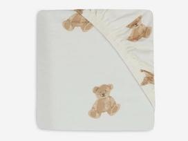 Jollein paklodė lopšiui / lovytei su guma Teddy Bear 60x120cm