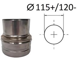 Adapteris D 115+/120-mm