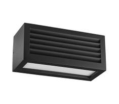Prezent 31316 - Lauko sieninis šviestuvas SUEZ 1xE27/18W/230V IP44 juoda