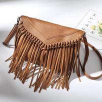 Fashion Tassel Flap Bag Women Shoulder Crossbody Bags Handbags Ladies Messenger Bag Female Satchel Purse ruda