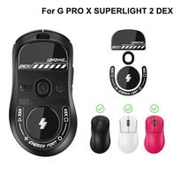 Mouse Feet Skates Itin stiprus, nepriekaištingas stiklas, lygus patvarus padas, skirtas Logitech G Pro X Superlight 2 Dex žaidimų pelei A1