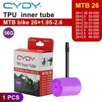 CYDY MTB 29 26 27,5 dviračio vidinis vamzdis itin lengvas fotoaparatas TPU 29x1,95 2,0 2,1 2,2 2,3 2,4 2,5 2. 6 colių kalnų dviračio padanga 29er