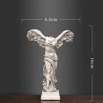 Pergalės deivės statula, puikus kūrybinis dekoras, ypatinga meno skulptūra, namų dekoras, statulos dekoravimas, dervos rankdarbiai, modernūs svetainės ornamentai, dovanos 16CM balta