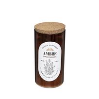 Žvakė stikliniame indelyje ambra kvapo 230 g D6,5 cm Comptoir de la Boug 164856C