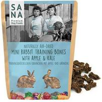 Sanadog Mini Bones triušienos skanėstai su obuoliais ir kale kopūstais, 100 g
