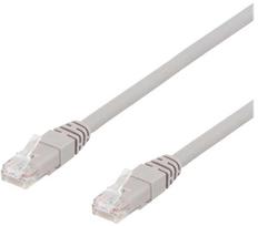 DELTACO U/UTP Cat6A jungiamasis kabelis, 50m, 500MHz, Delta, LSZH, pilkas