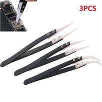 Keraminės pincetės Atvirkštinės pincetės Pramoniniam naudojimui 135-140mm 3 vnt. gray