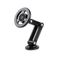 360 rotacinis magnetinis automobilio telefono laikiklis, lankstus prietaisų skydelio lango laikiklis, skirtas iPhone 15 14 13 12 Pro Max Samsung S24 S23 S22 S21 Xiaomi All Support Stovas juoda