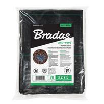 Agroplėvelė nuo piktžolių Bradas, 70 g/m², 2.0 x 15 m, juoda