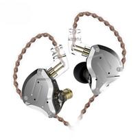 KZ-ZS10 PRO Metalinės ausinės Žiedinis geležies 10 vienetų judantis geležies HIFI ausinėsMetalinės ausinės Žiedinis geležies 10 vienetų judantis geležies HIFI ausinės without MIC balta