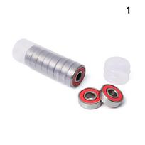 10 vnt. 608 2RS Rutulinis guolis ABEC-7 ABEC-9 8X22X7 mm Gilių griovelių plieniniai sandarūs rutuliniai guoliai 608RS Z3V3 608-2RS 608rs Guolis Karštas red-ABEC-9