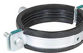Walraven HD1501 vamzdžių spaustukas 40-45 mm - BUP Sunkus 2 varžtų vamzdžių spaustukas su EPDM ir 1/2 colio sriegiu