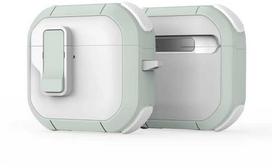 Dėklas DUX DUCIS PECP - TPU+PC protective case for AirPods 4 baltas žalias