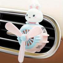 Mielas „Pilot Duck“ automobilio oro gaiviklis, automobilio difuzorius, besisukantis sraigtas animacinių filmų automobilio ventiliatoriaus ventiliatorius Kūrybinis automobilių kvepalų papuošimas automobiliams oro ventiliatorius