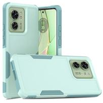 Hibridinis tvirtas šarvuotas dėklas Motorola Moto G 14 54 84 82 22 41 Stylus 5G Edge Plus 2023 40 Neo Pro Otter Case Box Kietas silikoninis apsauginis dangtelis For Moto Edge 40 Neo mėtų žalios spalvos