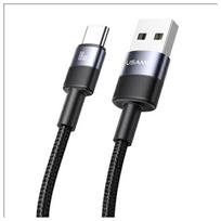 USAMS USB-A to USB-C 3A 1.2m Cable, Aluminum Alloy Data Cable SY Series SJ718USB01 (US-SJ718)