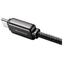 USAMS USB-C to USB-C Cable, 100W, 1.2m, Zinc Alloy Fast Charging Data Cable, Meteor Series SJ744USB02 (US-SJ744)