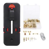 Picture Hanging Kit All in One Multifunction Wall Easy Frame Hanger with Leveling Tool Hardware Case