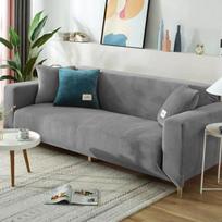 Aksominis pliušinis sofos užvalkalas Tampri viskas apimantis sofos užvalkalai svetainei Funda L formos katės draskomas fotelis/sofa neslystantis užvalkalas Size S 90-140