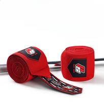 Svorio kilnojimo alkūnės apsauginė juosta Elastingos juostos sportui Kūno rengybai Stendas Spaudimas Treniruoklių salė Treniruotės Atrama Alkūnės pagalvėlė M-1.2M raudona
