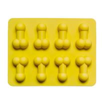 Seksualios varpos torto formelė, ledo kubelių formelė, silikoninė formelė, žvakių muilo formelės, šokolado formelė, mini ledų formelės, cukraus dirbinių įrankiai geltona