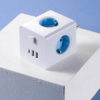 Europos magiškojo kubo USB kištukas belaidis kelioninis adapteris large cube with USB