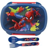 Sumuštinių dėžutės ir stalo įrankių rinkinys Spiderman