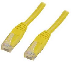 Deltaco TP-603GL, 0,3 m, Cat6, U/UTP (UTP), RJ-45, RJ-45, Geltonas