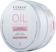 Korban Oil Premium drėkinanti plaukų kaukė, 250 g.